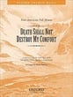 Death Shall Not Destroy My Comfort SATB choral sheet music cover